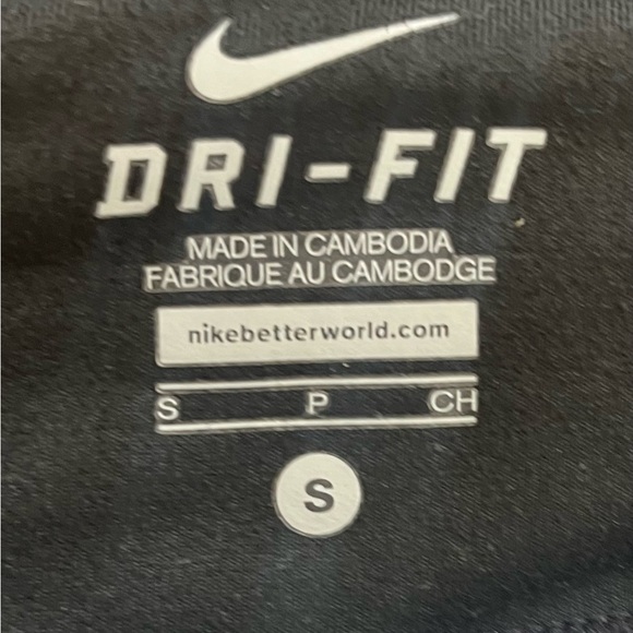 Nike Womens cropped running leggings Sz small drifit - Picture 6 of 6